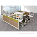 CT 70mm factory direct price modern trade assurance customized made tile panel cubicle four people office workstation